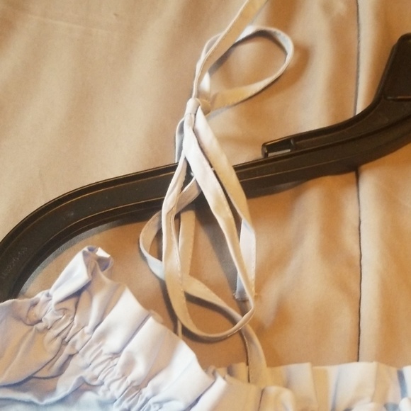 Baby Blue Bardot Top - Picture 2 of 4